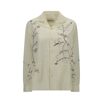 Yellow Cotton Pattern Shirt