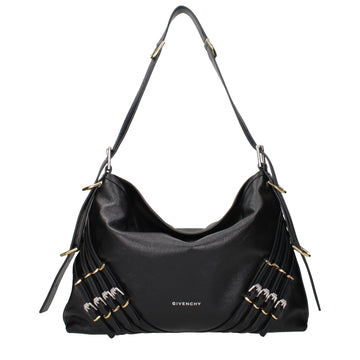 Black Leather Shoulder Bag