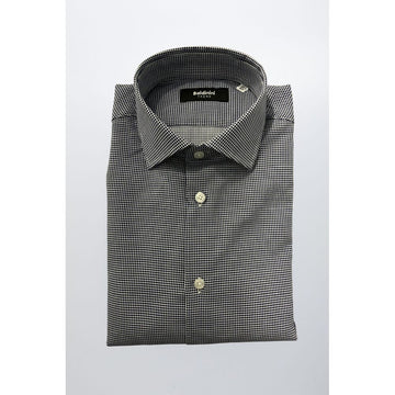 Blue Cotton Men Shirt