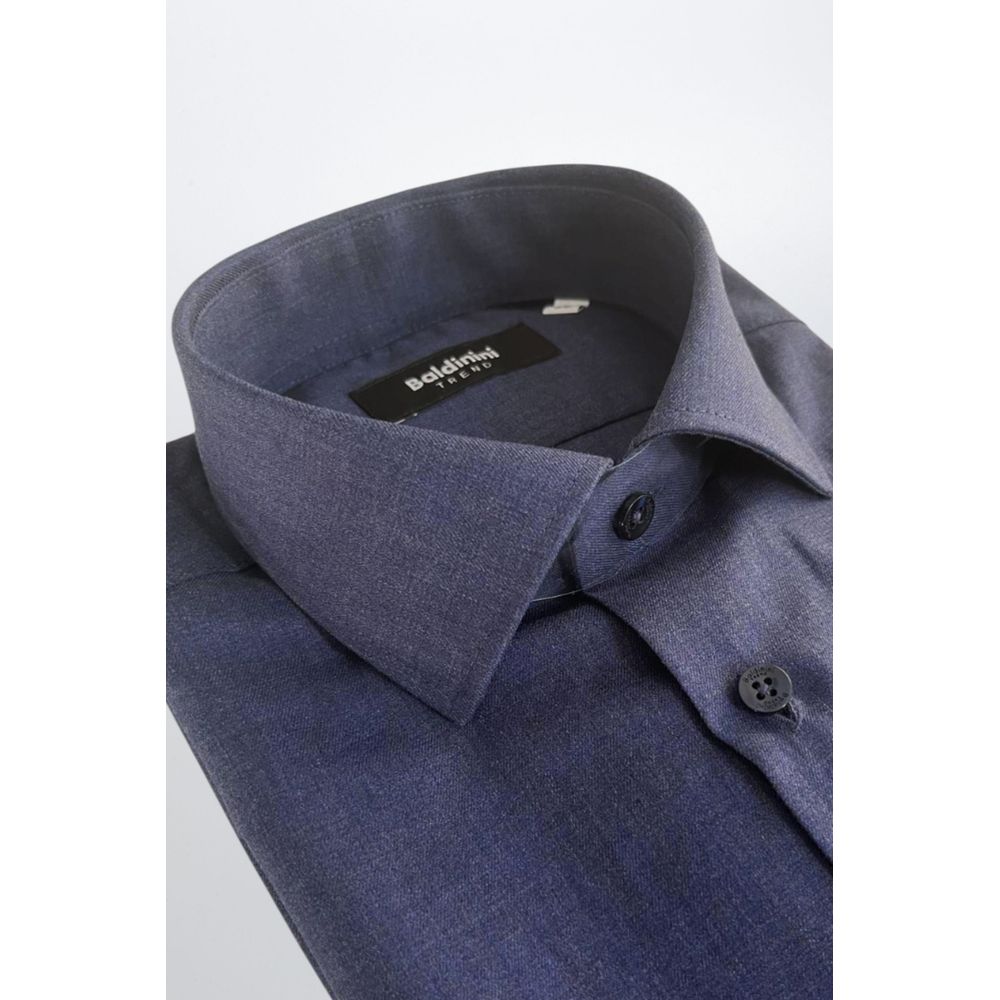 Blue Cotton Shirt