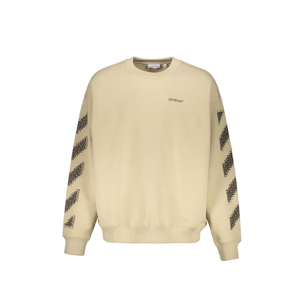 Beige Cotton Sweatshirt