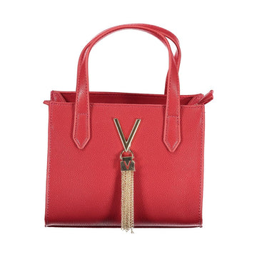 Red Polyethylene Women Handbag