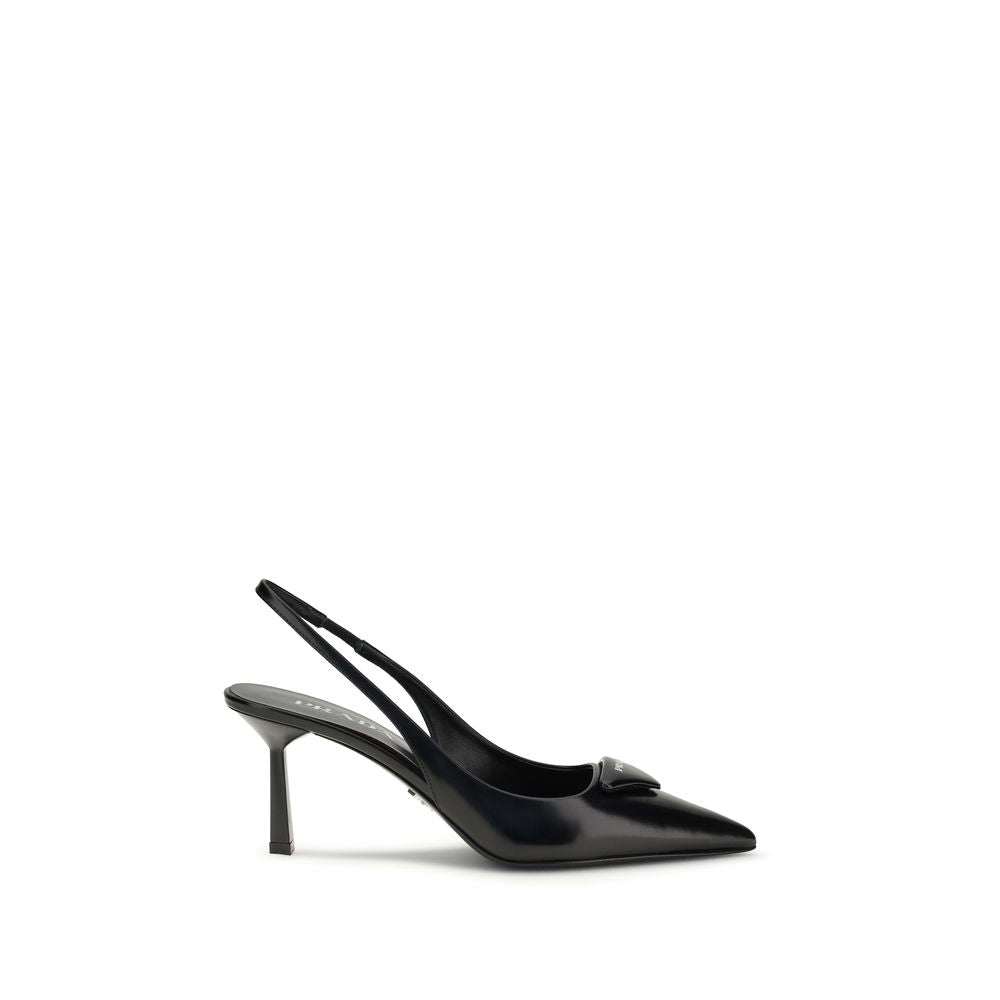 Black Calf Leather Bos Taurus High Heel Pumps