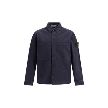 Blue Cotton Dress Shirt