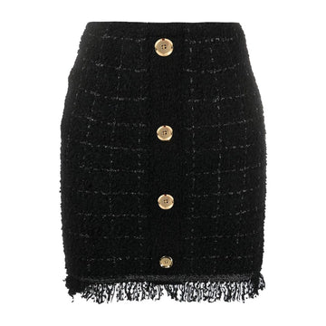 Black Polyester Skirt