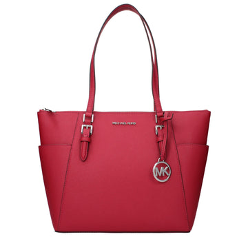 Red Leather Shoulder Bag