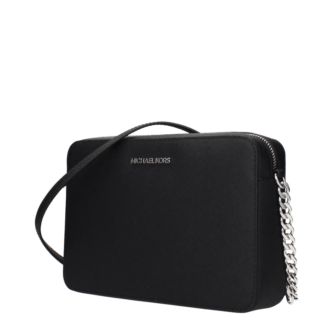 Black Leather Crossbody Bag