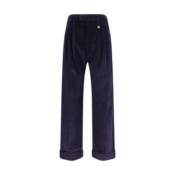 Blue Cotton Pants