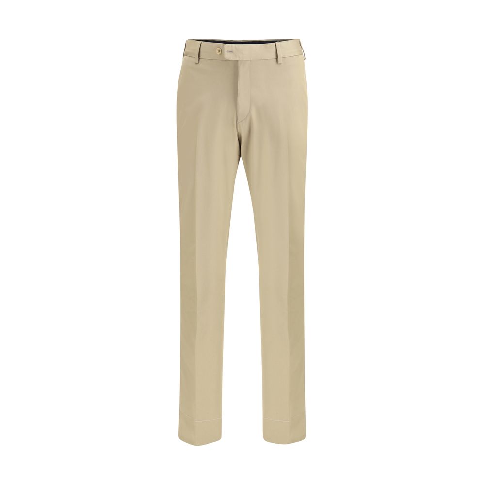 Bicolor Cotton Chino Pants