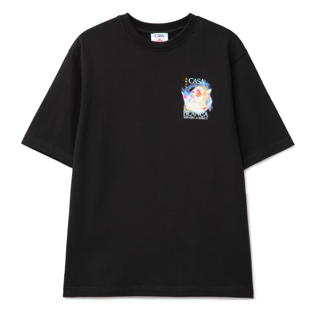 Black Cotton T-Shirt