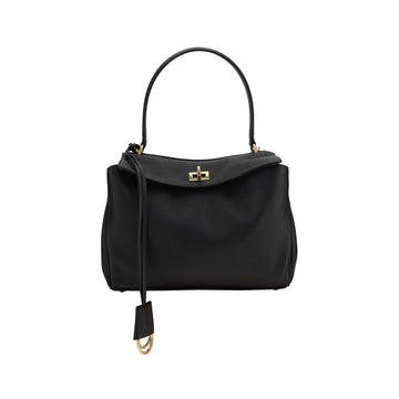 Black Calf Leather Bos Taurus Shoulder Bag