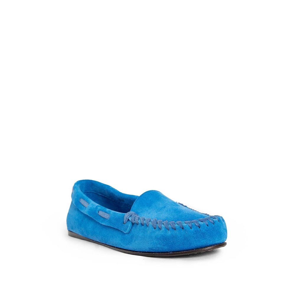 Blue Calfskin Moccassin