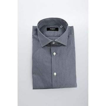 Blue Cotton Men's Shirt