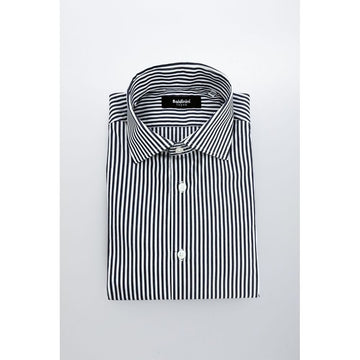 Blue Cotton Men Shirt