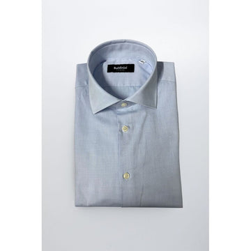Light Blue Cotton Men Shirt