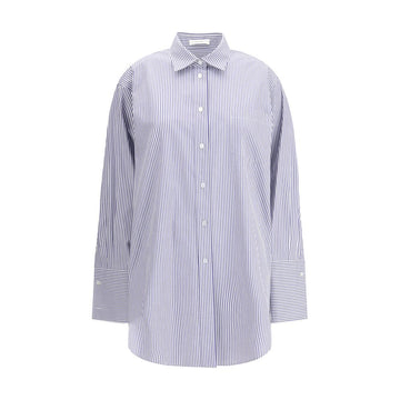 Blue Cotton Dress Shirt