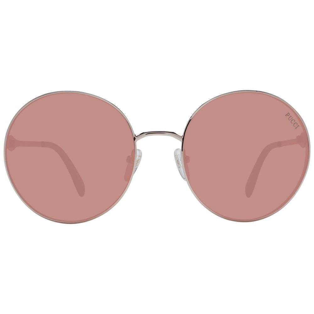 Rose Gold Metal Sunglasses