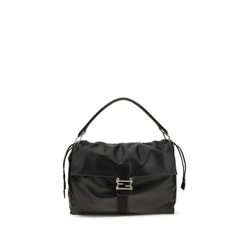 Black Calf Leather Bos Taurus Shoulder Bag