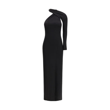 Black Viscose Cocktail Dress