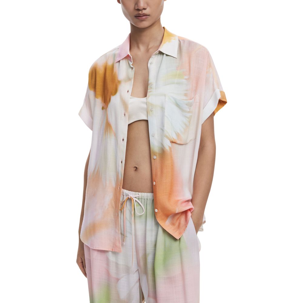 Multicolor Viscose Blouse