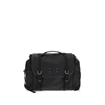 Black Polyamide Shoulder Bag