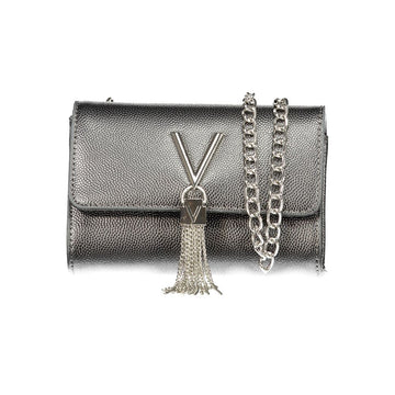 Gray Polyethylene Women Handbag