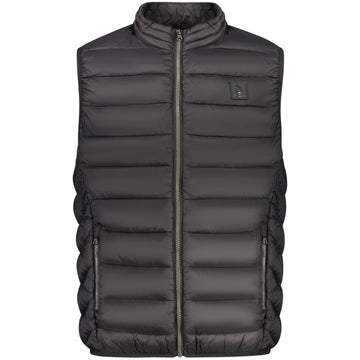 Black Polyamide Men Jacket