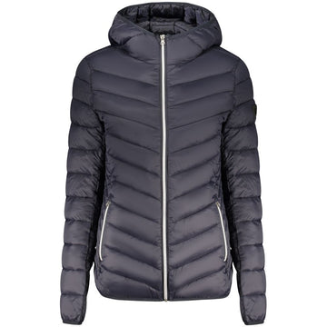 Blue Polyamide Women Jacket
