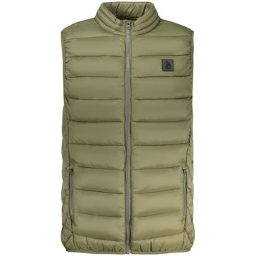 Green Polyamide Men Jacket