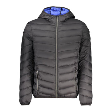 Black Polyamide Men Jacket