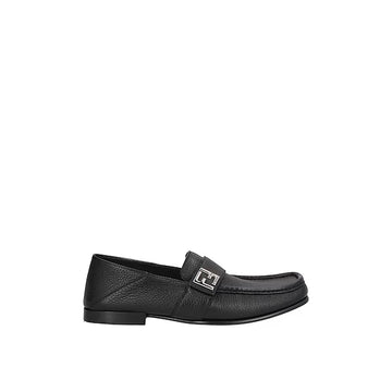 Black Calfskin Slip-On Loafers