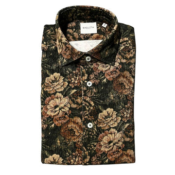 Multicolor Cotton Men Shirt