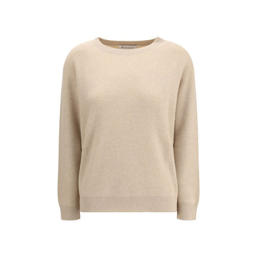 Beige Cashmere Cashmere Sweater