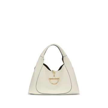 White Calf Leather Bos Taurus Shoulder Bag
