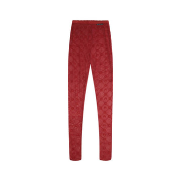 Red Polyamide Socks