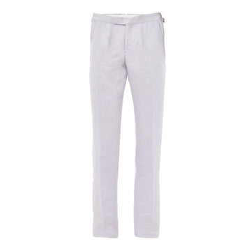 Purple Linen Dress Pants