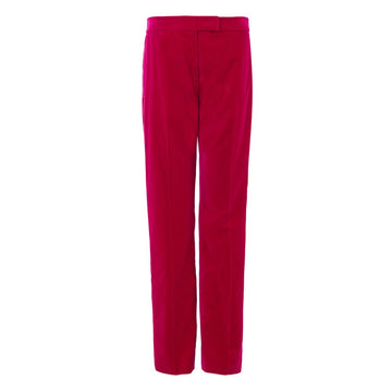 Fuchsia Cotton Dress Pants