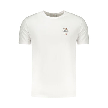 White Cotton Men's T-Shirt