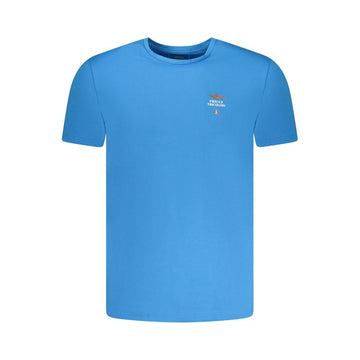 Blue Cotton Men Underwear Shirt