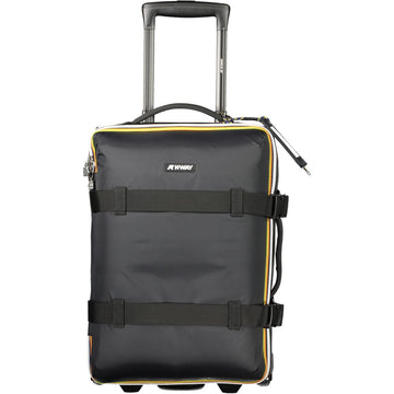 Black Polyamide Unisex Luggage Travel Bag