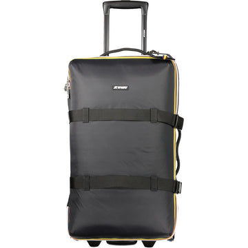 Black Polyamide Unisex Luggage Travel Bag
