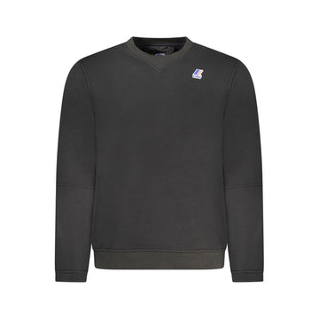 Black Cotton Men Sweater