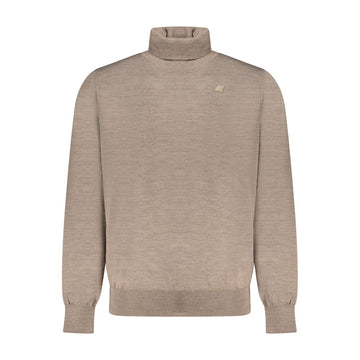 Brown Wool Men Sweater