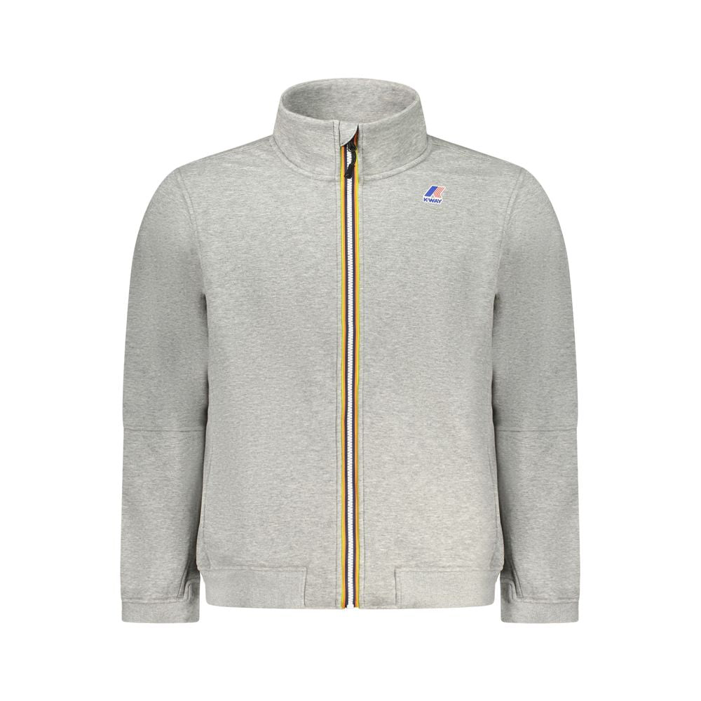 Gray Cotton Men Sweater